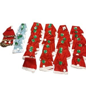 Lot of 39 Brand New Kids and Baby Santa Hats One Size